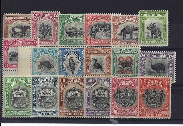 Image of North Borneo/Sabah SG 277/94 UMM British Commonwealth Stamp
